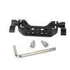 Aluminum Alloy 15mm Double Hole Pipe Clip Rail Connectors for Photo Studios Rail Rod Support System