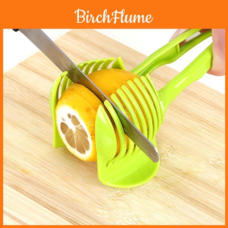 Portable Lemon Tomato Slicer Kitchen Fruit Cutter Red City Slicer