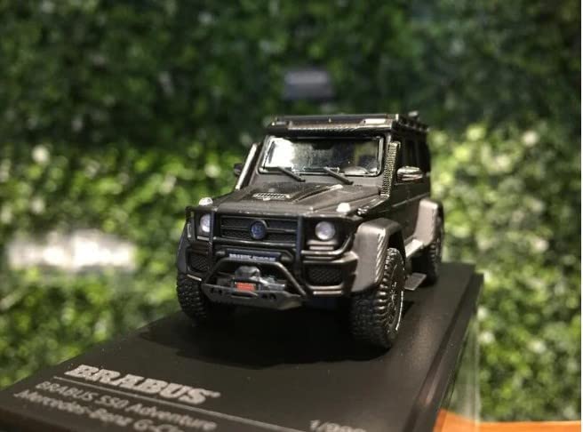 Almost Real Brabus 550 Adventure 2017 Matt Black Scale Complete Diecast Car Mercedes-Benz G-Class 4x4² - - 1/64 (Product Number 660303001)