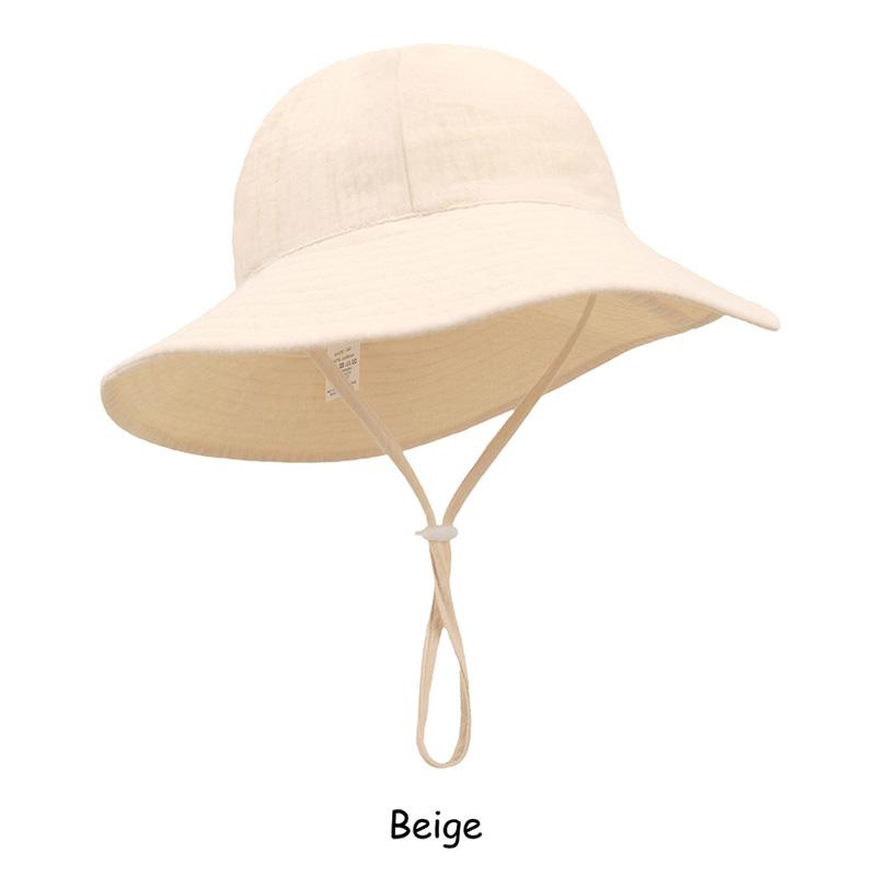 Adjustable Cotton Baby Fisherman Hat Sun Protection Breathable Cartoon Fruit Floral Print for 1-3 Years