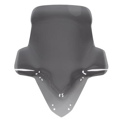 Motorcycle Heightened Windscreen Thickened Motorbike Wind Deflector Flyscreen for XMAX300 2023 To 2024 Smoky Black