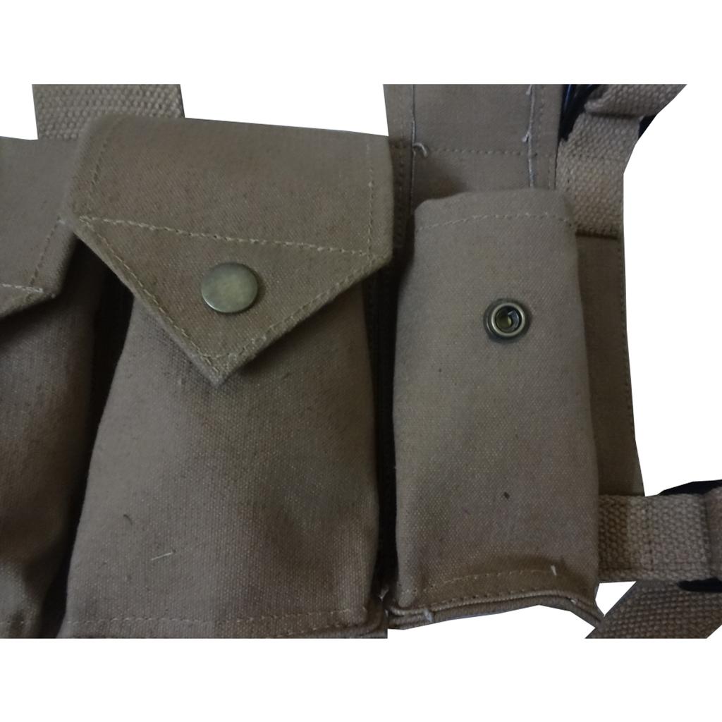 Rhodesian Bush War Magazine Chest Rig w/Grenade Pocket - Repro 56-7ZIF-UOBO