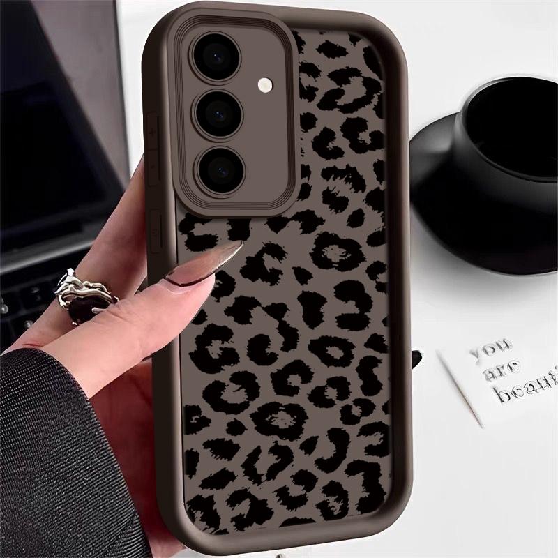 Custodia Stampa Leopardo Per Samsung Galaxy A56 5G A55 A54 A36 A35 A34 A26 A57 A16 A15 S26 S20 FE S21 S22 S23 S24 S25 Ultra Capa Funda