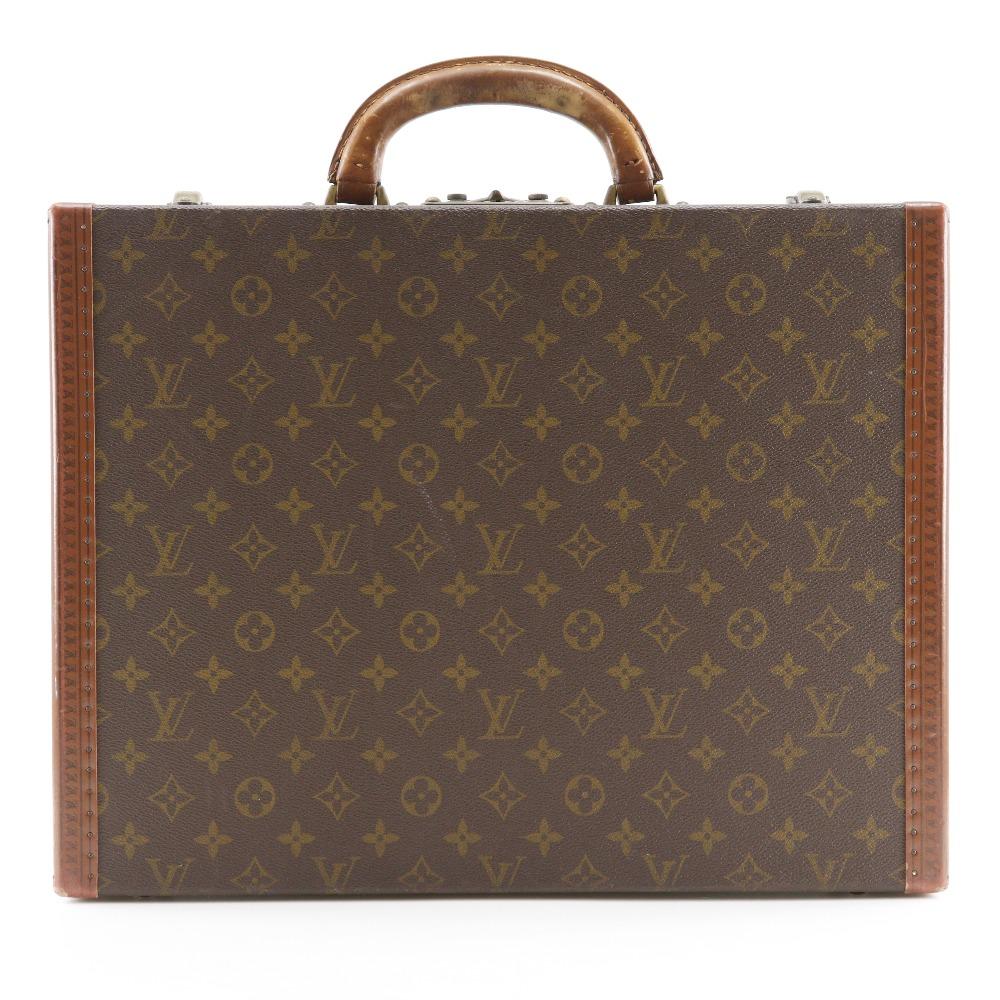 LOUIS VUITTON President trunk M53012 Attache case vintage Monogram canvas unisex Used