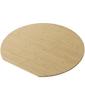 Yamazaki Round Cutting W35 X X Tosca Bamboo Cutting 10647 (Yamazaki Industries) Board, Large, White, D32.7 H1cm, Board/Plate, Double-Sided Use,