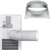 Portable Wind Shield Adjustable Tube Connector Connector Exhaust Hose  Indoor Use