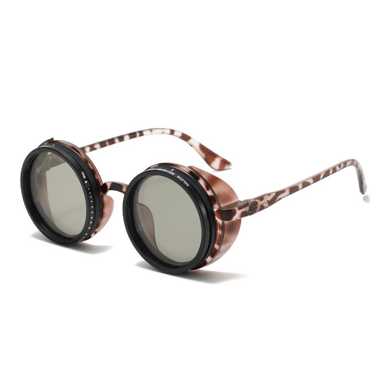 Nd Dimming Glasses Men Polarized Sunglasses Women Driving Fishing Goggles Steampunk Outdoor Shades Retro Round Uv400 Sun Glasses