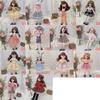 Brown Eyes Girl's Dress Dolls with Clothes Shoes Doll Girl Toy 30cm Bjd Doll  Girl Toys