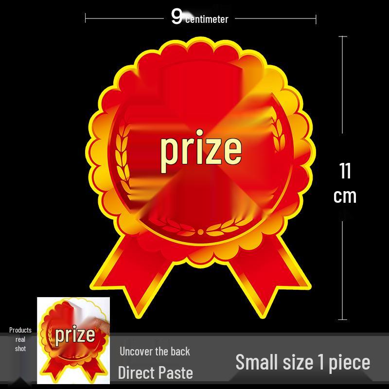 

Self-Adhesive Award Stickers: Character Explosion, First, Second, Third Prizes in Small, Medium, Large. Default