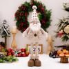 Christmas Telescopic Doll European Style Santa Claus Snowman Elk Hanging Leg Doll Christmas Decoration Supplies