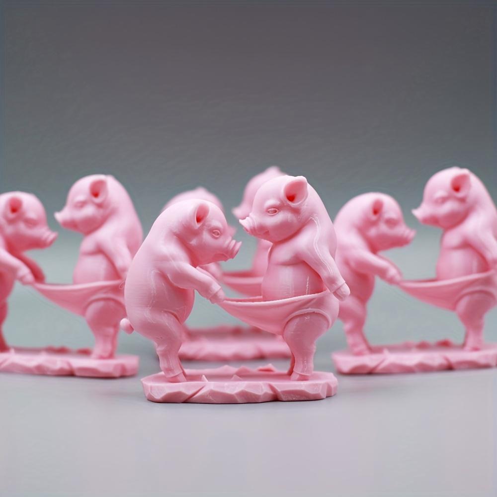 1pc A Cute Cartoon Pig Figurine, a Decorative Piece for Festivals, Perfect As a Holiday Gift.