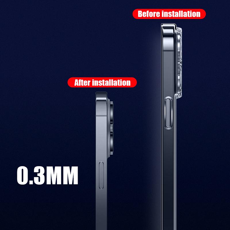 IPhone 16 Plus 15 14 Pro 12 13 Pro Max 11 Darbeye Dayanıklı Fiyonk Desenli Sert Pc Şeffaf İnce Lens Korumalı Telefon Kılıfı Kapağı