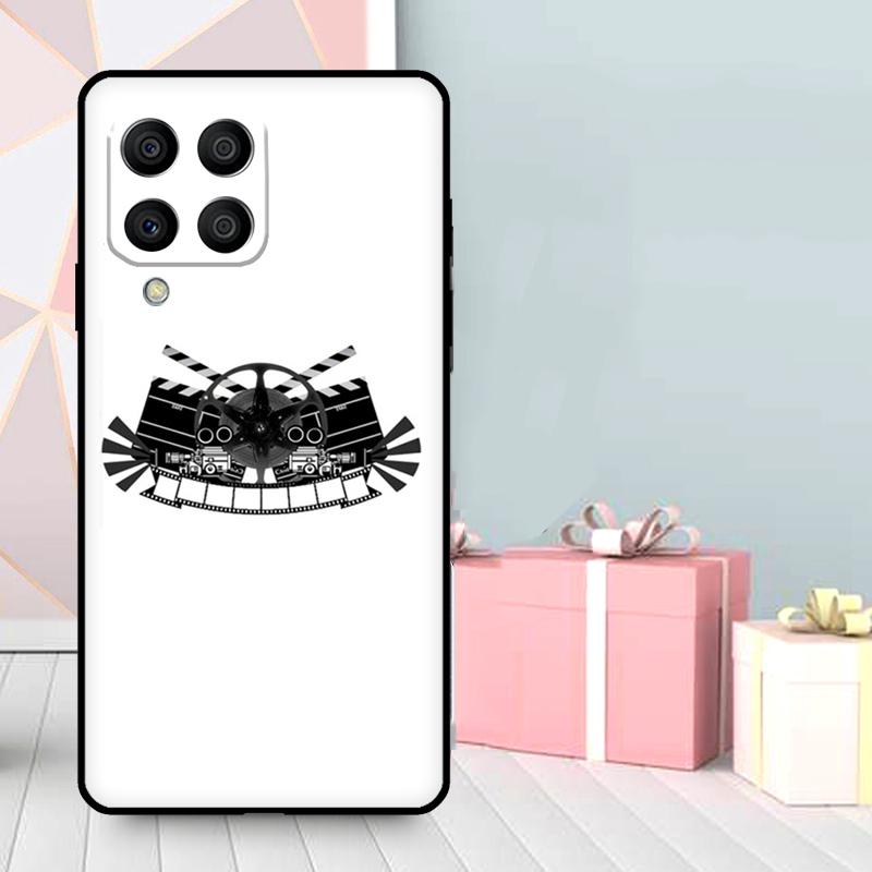 Cute Film Movie maker Clapper board Case For Samsung Galaxy M06 M11 M31 M14 M34 M54 M12 M32 M52 M15 M13 M16 M36 M56 M53 M35 M55