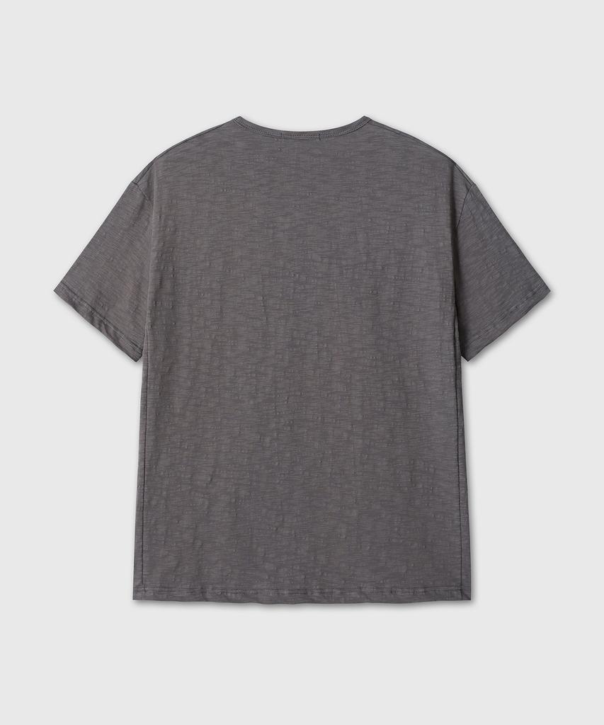 Daibeuin Slub Texture T-Shirts (Charcoal)