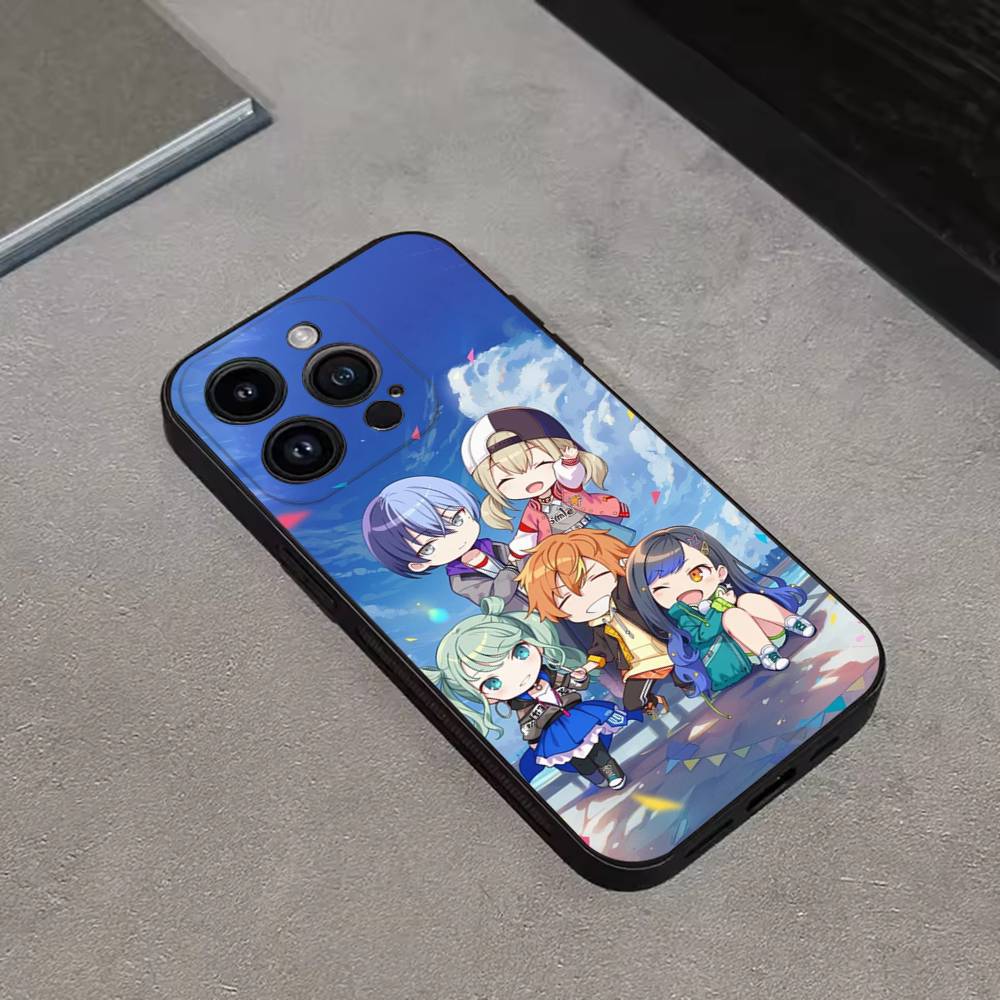 

Game P-ProjectS S-SEKAI Cute Phone Case For iPhone 16,15,14,13,12,11 Plus,Pro Max,XS,X,XR,SE,Mini,8,7,Soft Silicone Black Cover iPhone11