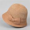Шляпа Женская Осенне-Зимняя Теплая Шляпа Флисовая Утепленная Панама Шляпа для Пожилой Женщины Шляпа-Ведро