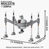 MOOXI Space Wars Series Robot Model MOC Brick DIY Diorama Adult Children Toys Building Block Set Montessori Gift Room Decoration