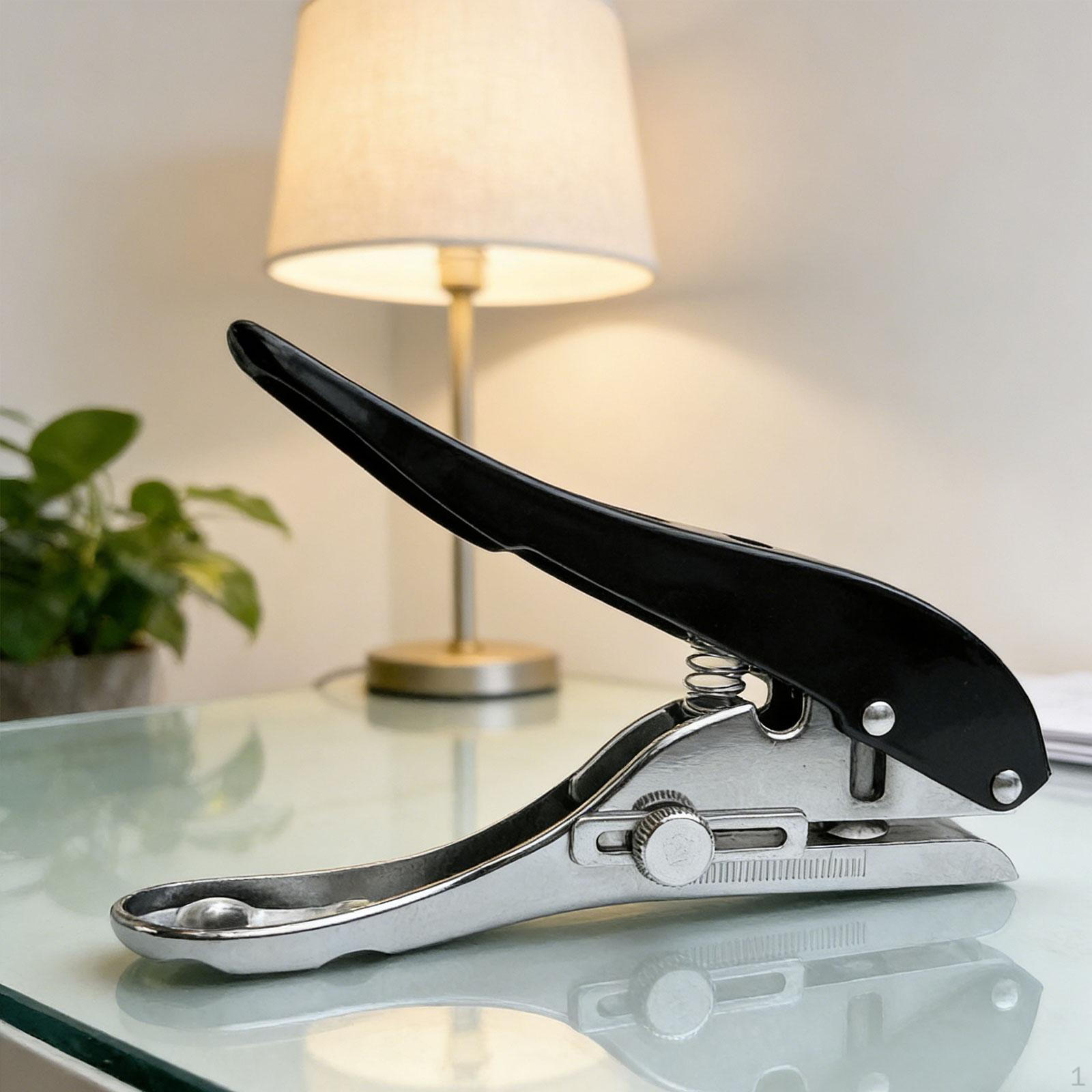 

Cardboard Hole Punch, Hand Circle Cutter, Portable Punch for Long Paper, Zinc Alloy 3mm