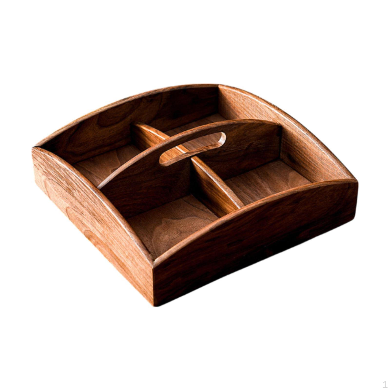 

Поднос с отделениями и розеткой, контейнер для сухофруктов, поднос для сладостей, коробка для закусок 4 Grids