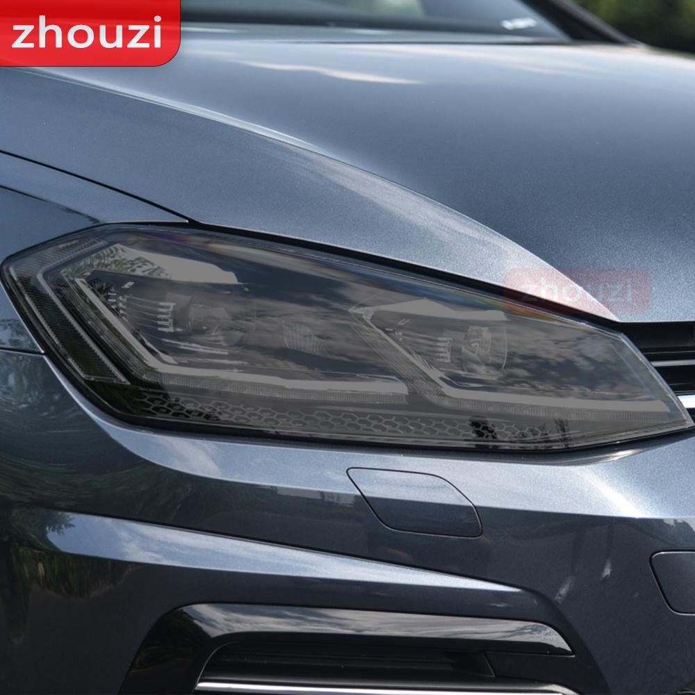 Car Headlight Protective Film For Volkswagen VW Golf 7 8 MK7 12-19 20-2022 Car Tint Black Film Taillight Transparent TPU Sticker