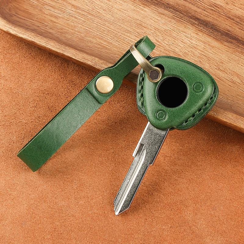 Styling Mouldings Leather For Peugeot Django 150 SF4 Motorcycle Key Case Cover Protection Fob Bag Holder Housing Keychain Access