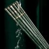 5Pairs Red Reusable Chinese Food Chopsticks Alloy Dinnerware Sushi Sticks Korean Chopsticks Set Japanese Palillos Chopsticks
