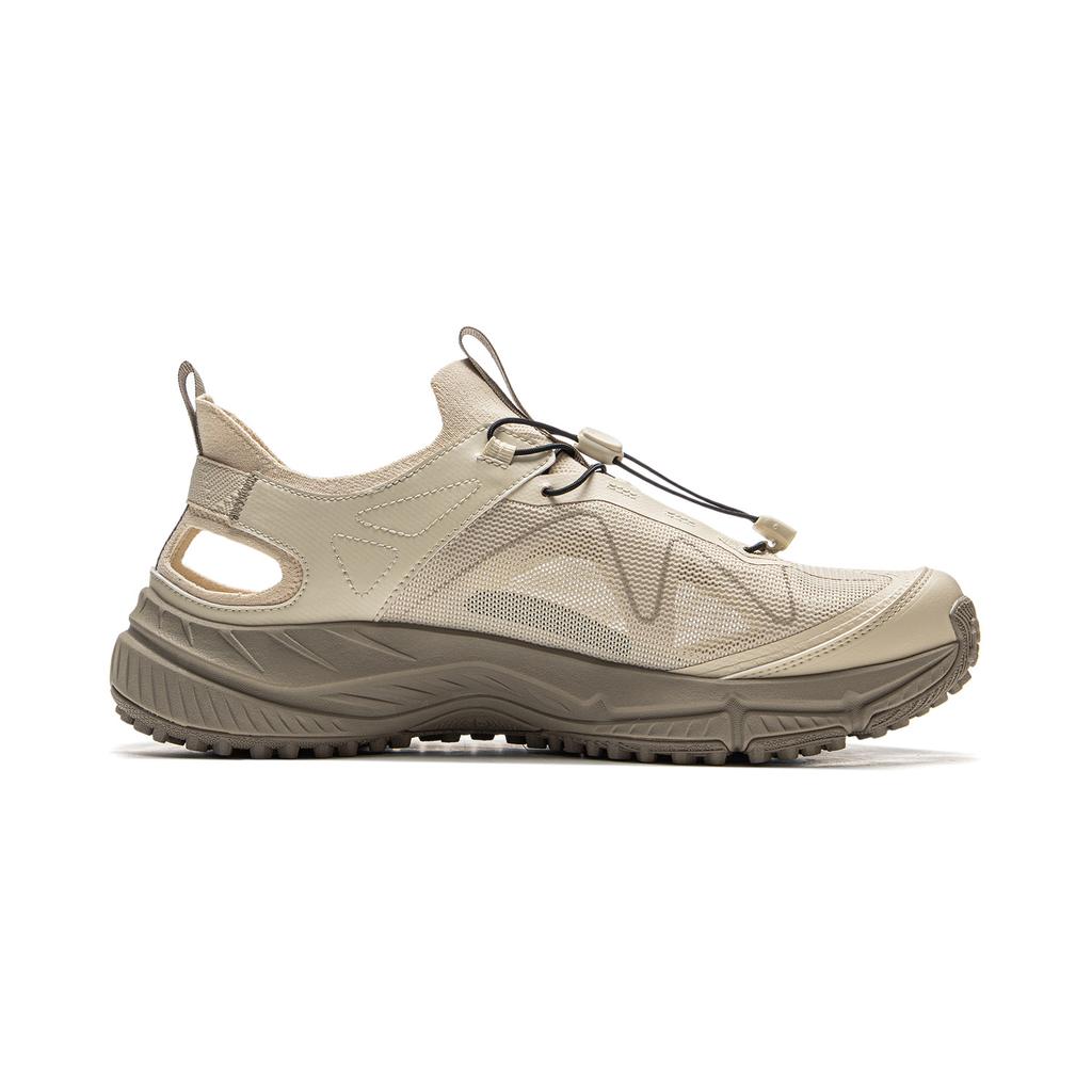 New LiNing Yijie LITE Slip Resistant Breathable Abrasion Resistant River Trekking Shoes Men's Beige AHLV013-2