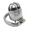 Stainless Steel Male Cock Cage Ring Lock