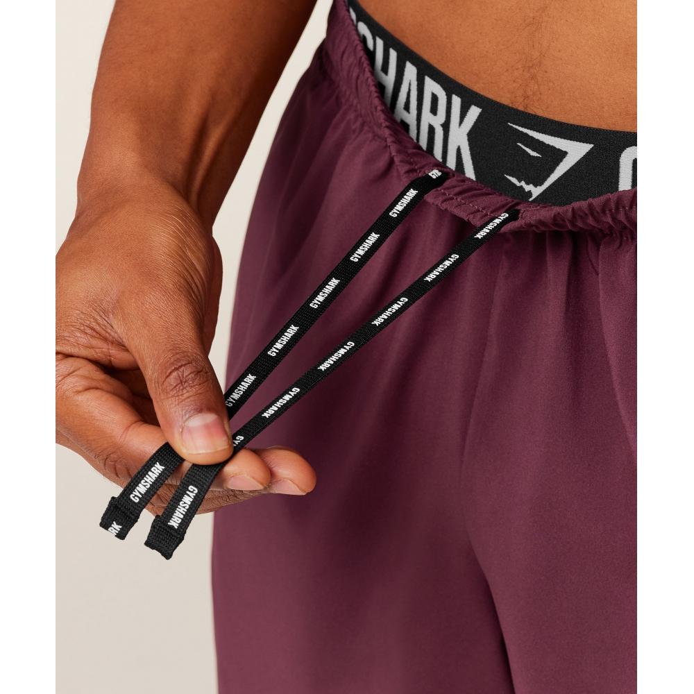 Gymshark Sosire 7 Pantaloni scurți Gs Impact Vișiniu A2a1l Rcf3