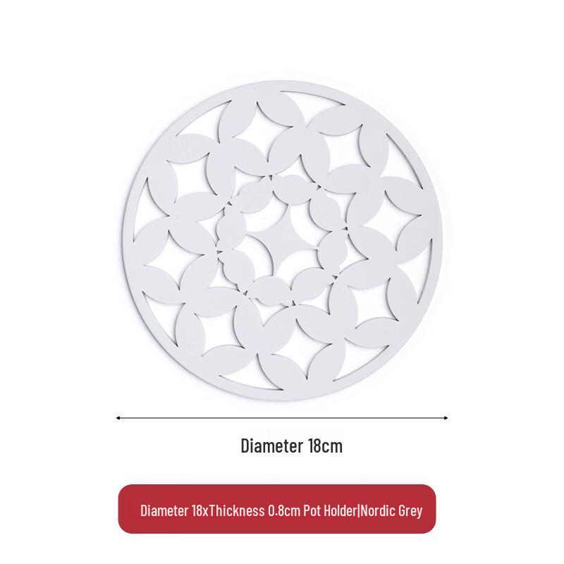 

Thickened Nordic Grey Heat-Resistant Mat Set