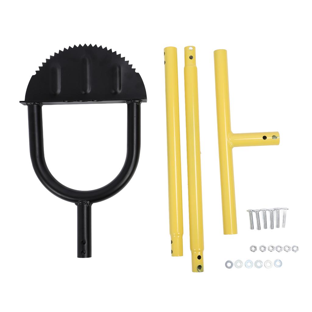 Garden Weasel Edger Manual Half Moon Lawn Edger with T Handle for Gardening Farming