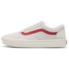 Old Skool ComfyCush Low Top Skateboard Shoes Unisex White Red VN0A3WMA2BI