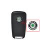 14mm Car Remote Key Sticker Aluminum Emblem Decal For Skoda Octavia Kodiaq Fabia Superb Rapid Kamiq Karoq A5 2 3Yeti Enyaq A7 jzfb61