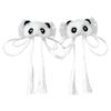 Y2K Panda Hair Clip for Girl LolitaStyle Bowknot Tassels Hairpin Hanfu Costume Barrettes Anime Subculture Hair Accessory