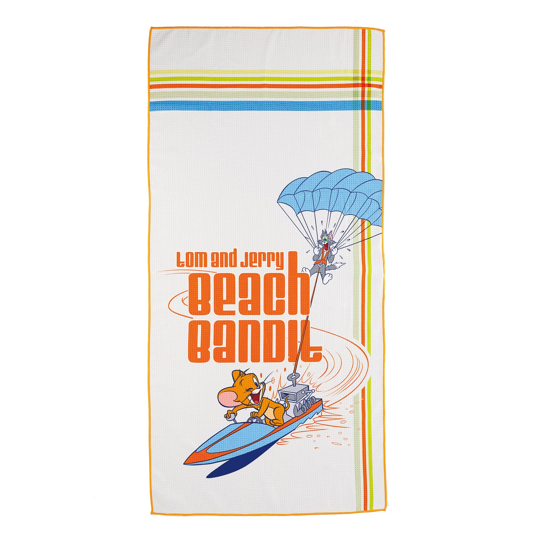 

Marushin Tom and Jerry Summer Bandit Bath Leisure Bath 4116050200 Towel, Quick-Drying, Large, Towel,