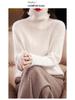 Mink Cashmere High-Neck Loose Pullover: Women's Thick Knit for Autumn/Winter 2025
