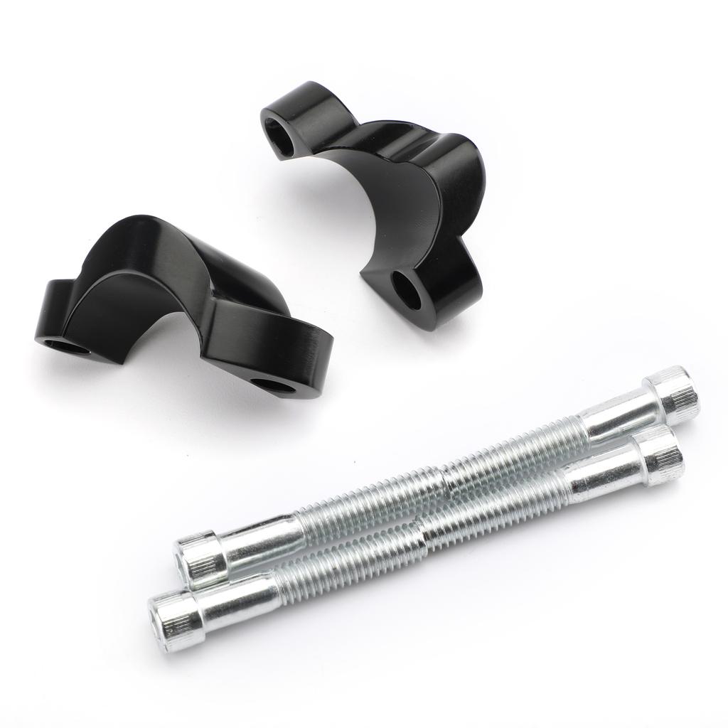 Schwarze 1-Zoll-Lenker-Riser-Erweiterungen für Sportster XL1200X Forty Eight 48 2010-2018