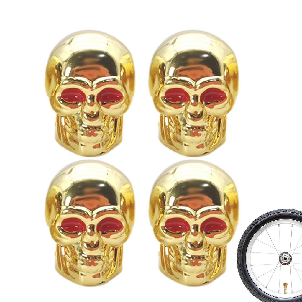 Yoryu Skalle Däckventilhattar, Skalle Ventilstamshattar, Vista Bil Däck Luftventil