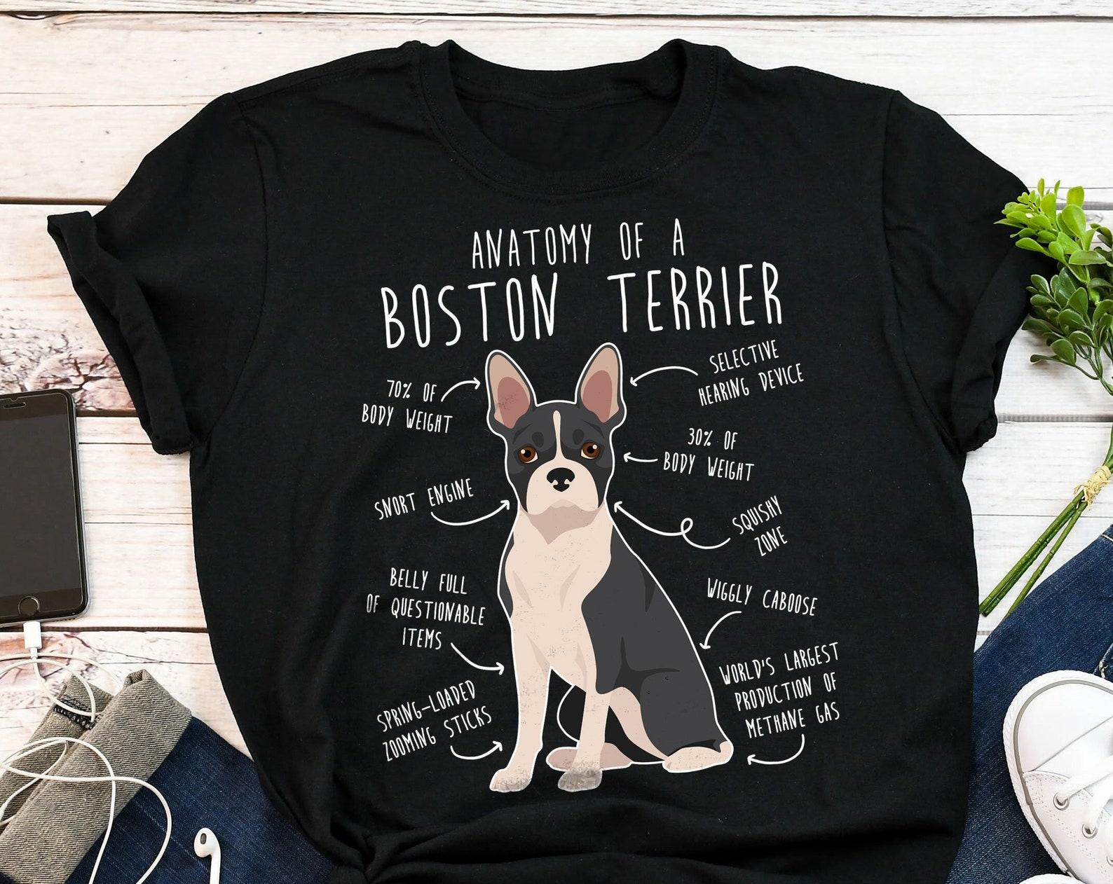 Boston Terrier Shirt, , , Funny Dog Lover Gift, Cute Boston Terrier T-shirt, Pet Tee, Boston Mom, Dog Dad, Gift For Him, Her, Top 150