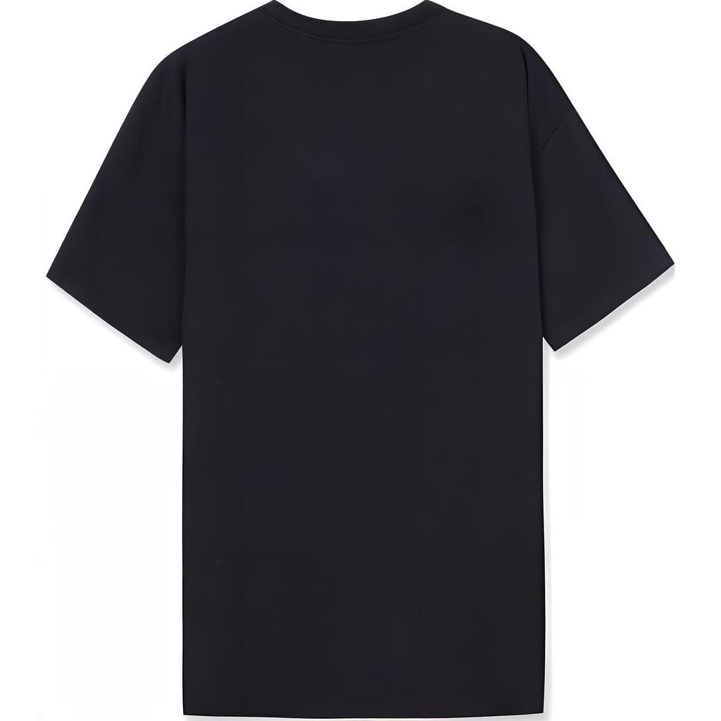 Levis Color Block Letter Print Crew Neck Short Sleeve T-Shirt Men Tops Black A9225-0002