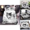 Luxuriöses Wolf Serie 3D Digitaldruck Bettwäsche-Set Enthält 3 Teile Für Tagesdecke 4 Teile Für Bettwäsche-Set