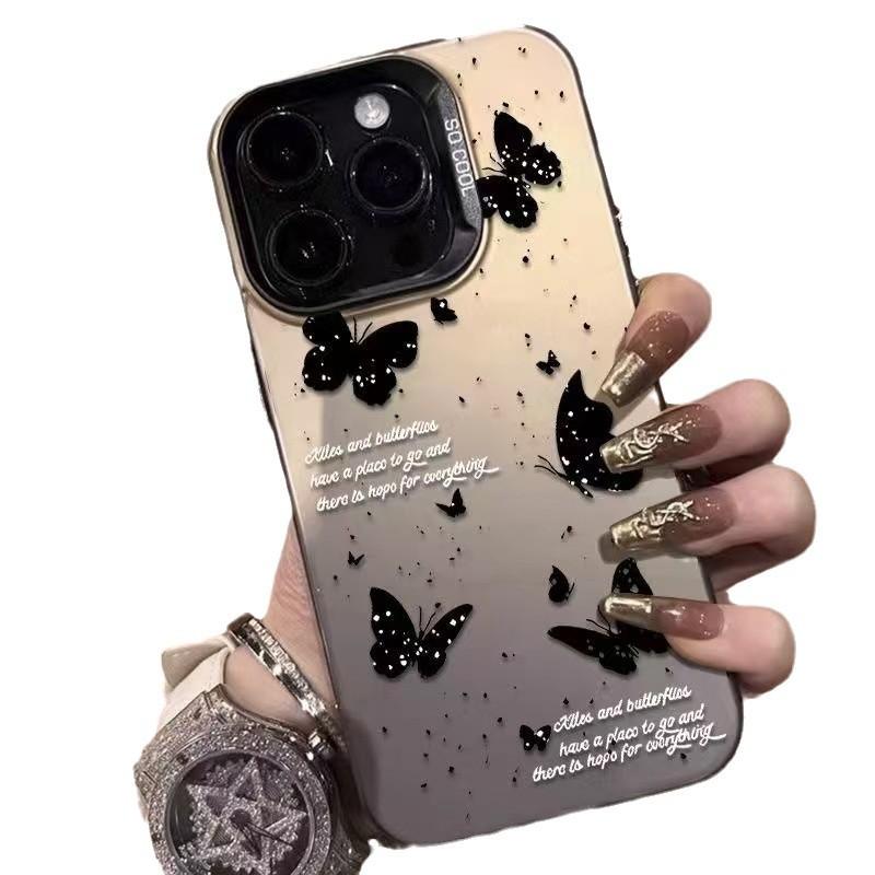 Butterfly Flying Applicable To Apple 16Pro Mobile Phone Case iPhone15plus Cute 14Pro Premium 13 Europe, America 17