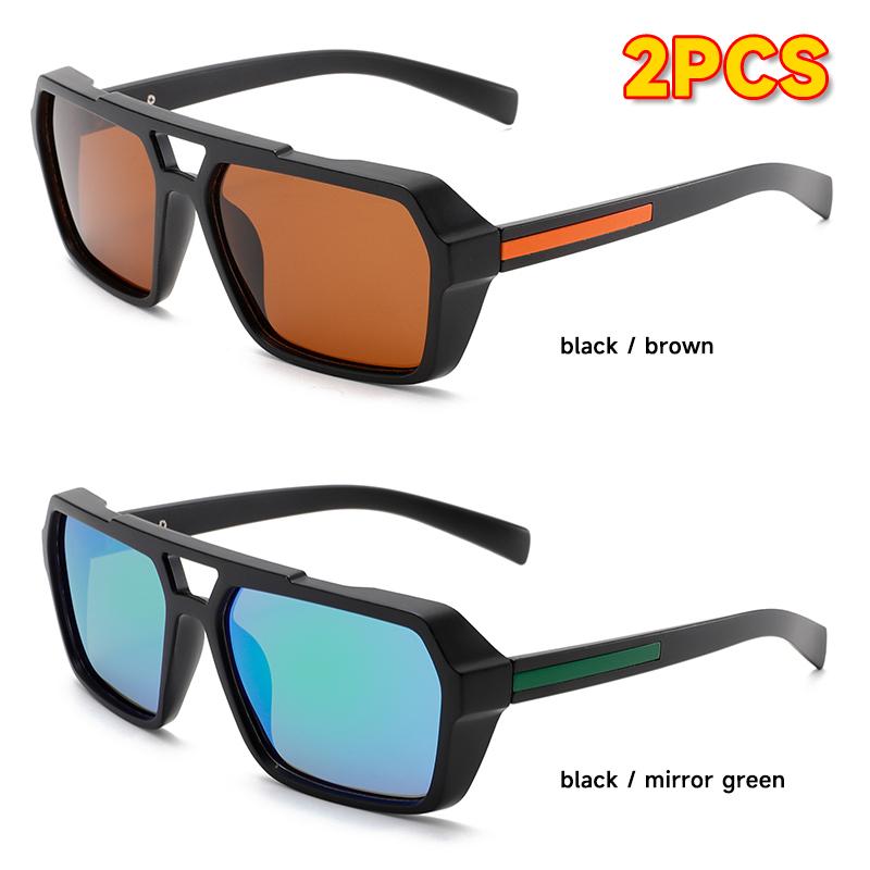 New High Quality Hd Polarized Sunglasses Men Driving Sunglass Men Uv400 Brand Designer Eyewear Mirror Lenses Retro Shades