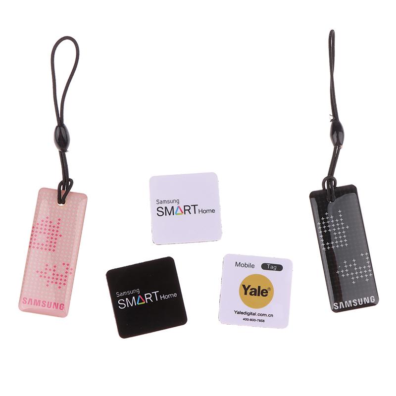 Fingerabdruck Türschloss Nfc Rf Aufkleber Elektronischer Schlüsselanhänger 13.56Mhz Ic Karte Smart Tags Schlüsselanhänger Zugangskontrolle
