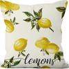New Nordic Linen Pillowcase Summer Fruit Print Pillowcase Sofa Cushion Cover Home Furnishing