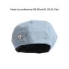 Y2K Love Heart Beret Korean Style Painter Hat Sweet Denim Octagonal Hat  Travel