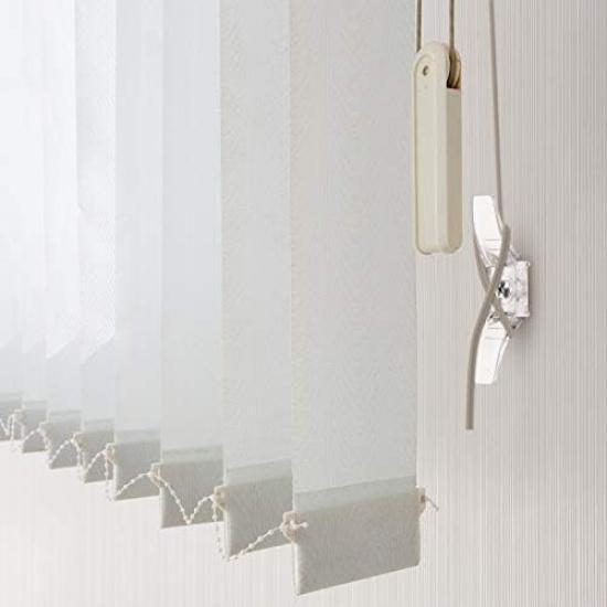 Jetec 12 Sets Window Blind Cord Cleats Safety Cord Cleats for Blinds with Screws Plastic Transparent for Home Office Window Curta Sun Shades Ropes