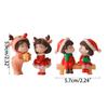 Christmas Couple Statues Perfect Holiday Gift and Decorative Figurines for Home Office Car Party Supplies