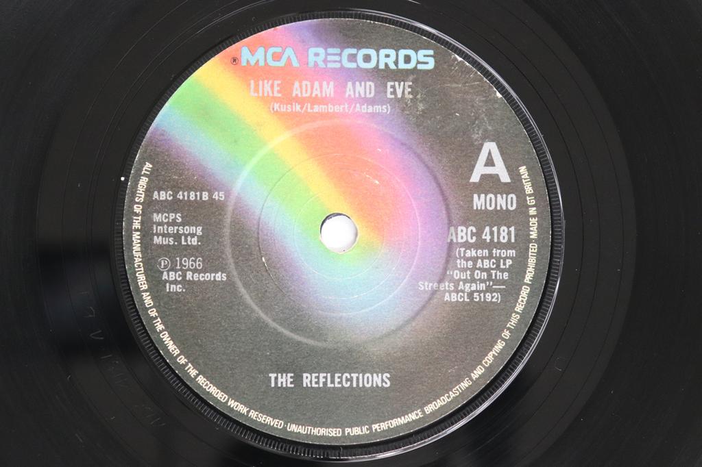 7inch Record AUGUST & DENEEN / THE REFLECTIONS - We Go Together / Like Adam And Eve ABC4181 MCA Records 1977 UK Soul/Funk Used
