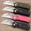 2026 new 420 steel G10 handle hand folding knife portable art knife high hardness unpacking with blade gift box